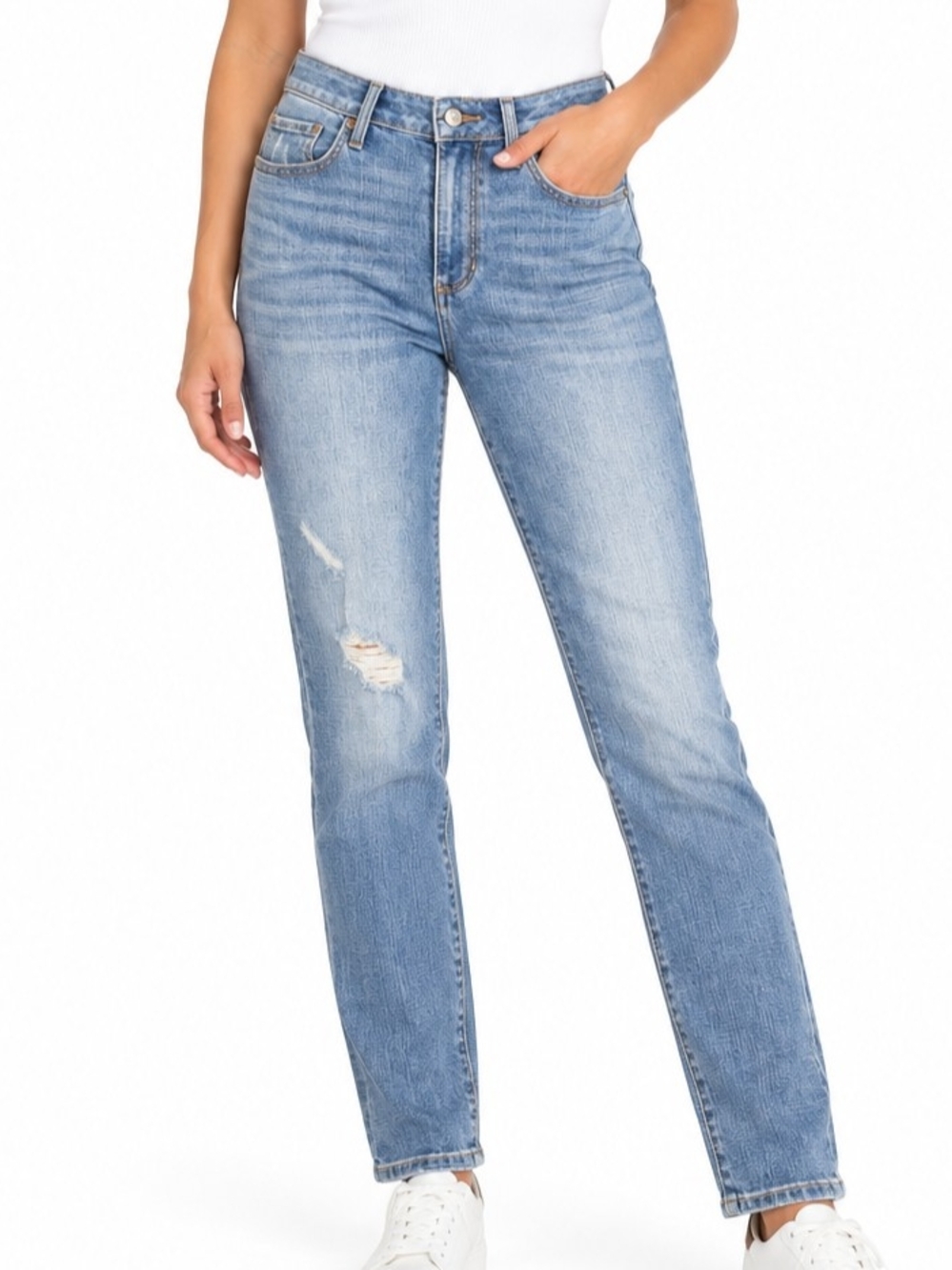 Sonoma Light Blue Curvy Skinny High-Rise Jeans